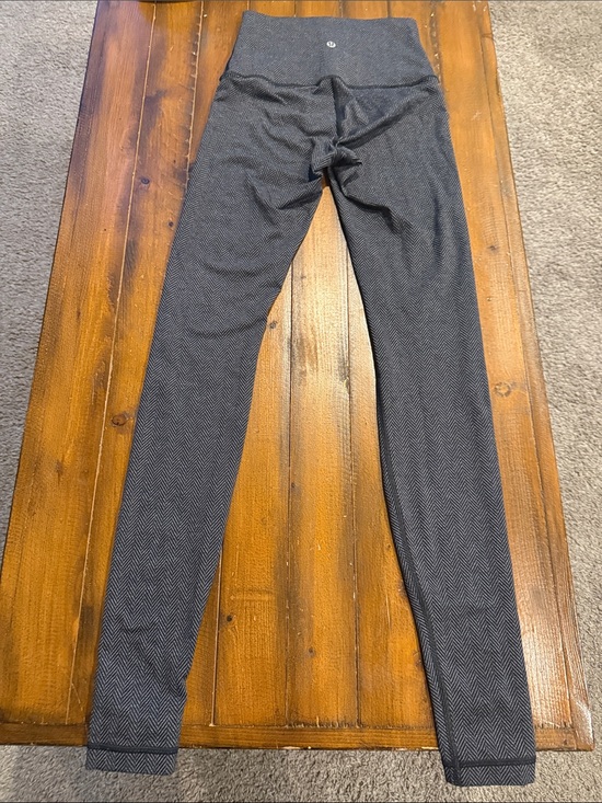 lululemon athletica Pants - lululemon athletica Dark Gray Herringbone Leggings
